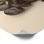Poster Pile of roasted coffee beans (Coin)