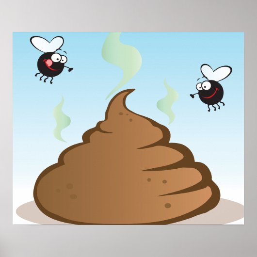 Poster Pile Puant De Poop (Devant)