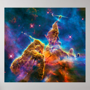 Poster Pilier et Jets dans la Nebula Carina, ZGOS