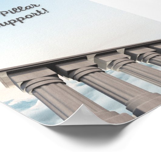 Poster Pilier fort (Coin)