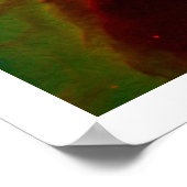 Poster Piliers à gaz dans la nébuleuse de l'aigle (M16) (Coin)