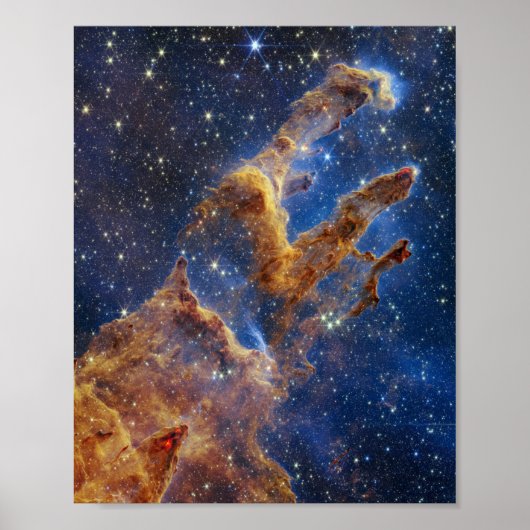 Poster piliers création Webb Space Telescope science nasa (Devant)