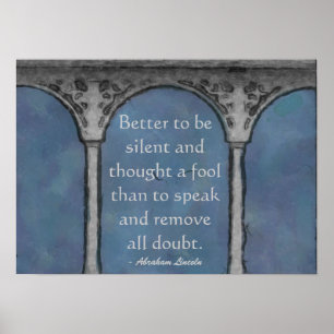 Poster Piliers de copie d'affiche de sagesse