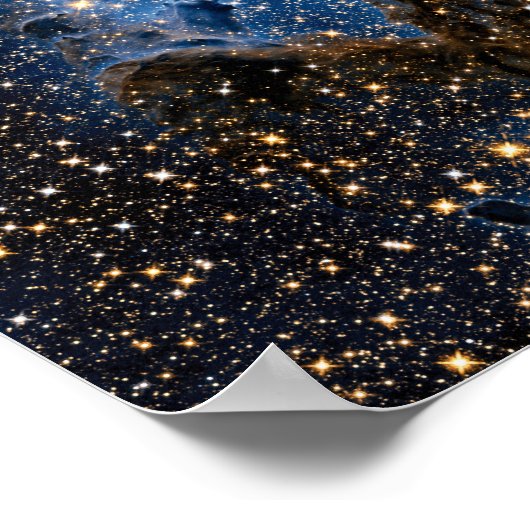 Poster Piliers De Création Aigle Nebula Près Infrarouge (Coin)