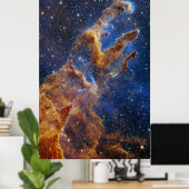 Poster Piliers de création Aigle Nebula Webb Telescope (Bureau à domicile)