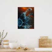 Poster Piliers de création James Webb Télescope spatial (Cuisine)