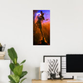 Poster Piliers de la création Aigle Nebula Image spatiale (Bureau à domicile)