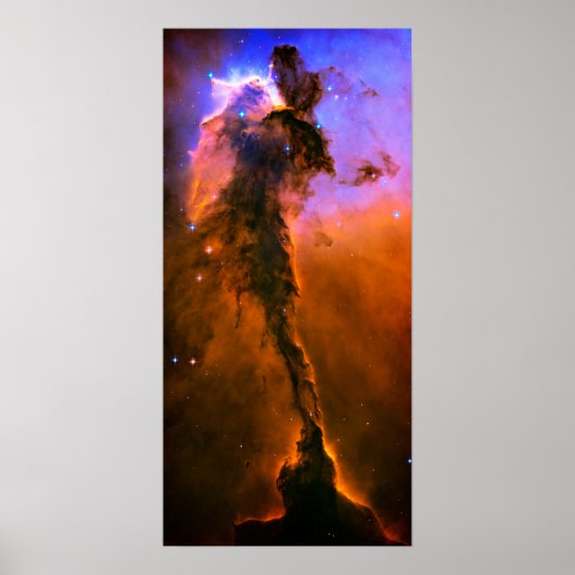 Poster Piliers de la création Aigle Nebula Image spatiale (Devant)