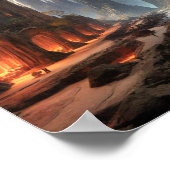 Poster Piliers et personnes (Coin)