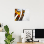 Poster Pill bouteilles sur la page stock (Bureau à domicile)
