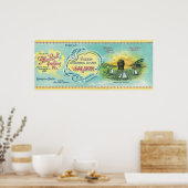 Poster Pillar Rock, Washington - Pillar Rock Saumon (Cuisine)