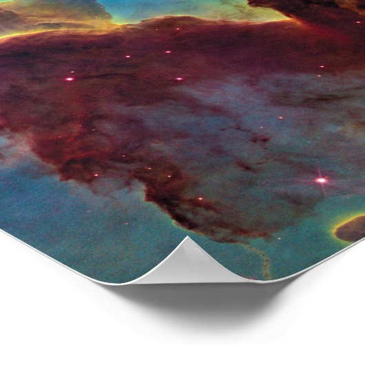 Poster Pillars of Creation M16 Eagle Nebula Space Photo (Coin)