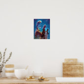 Poster Pillars of Creation M16 Eagle Nebula Space Photo (Cuisine)