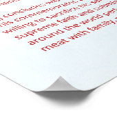 Poster Pillars of Islam - Hajj (Pilgrimage) Red (Coin)