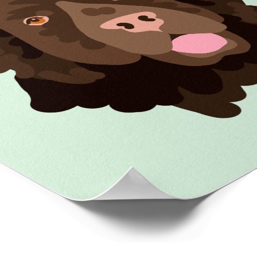 Poster Pilot Dog Portrait (Coin)