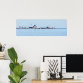 Poster Pilot Island Lighthouse Print (Thuiskantoor)