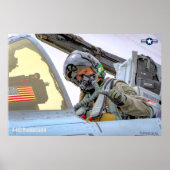 POSTER PILOTE A-10C THUNDERBOLT II (Devant)