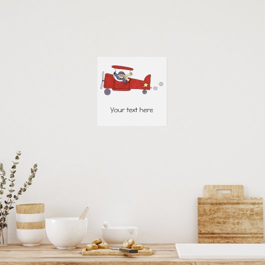 Poster Pilote d'avion (Cuisine)