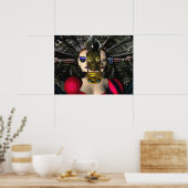 Poster PILOTE DE Vaisseau Spatial Android Xenia, Science- (Cuisine)