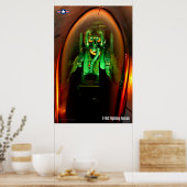 POSTER PILOTE FALCON DE COMBAT F-16C (Cuisine)