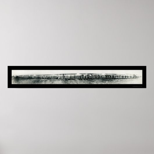 Poster Pilotes d'avion photo WWI 1913 (Devant)