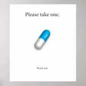 Poster Pilule (Devant)