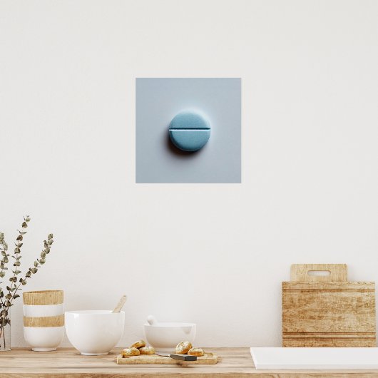 Poster Pilule de médicaments (Cuisine)