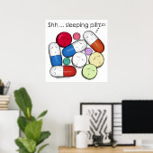 Poster Pilules de sommeil-médicaments (Bureau à domicile)
