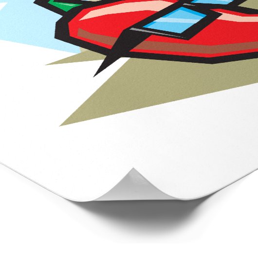 Poster piment chillin (Coin)