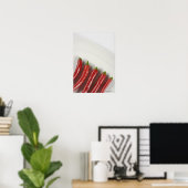 Poster Piments rouges (Bureau à domicile)