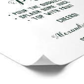 Poster Pimp your Prosecco Verdure Eucalyptus Mariage  (Coin)