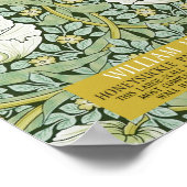 Poster Pimpernel Design par William Morris (Coin)