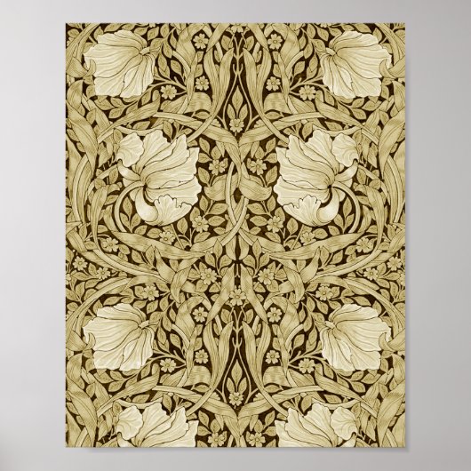 Poster Pimpernel Gold, William Morris (Devant)