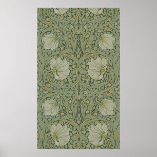 Poster Pimpernel par William Morris Vintage Floral Textil