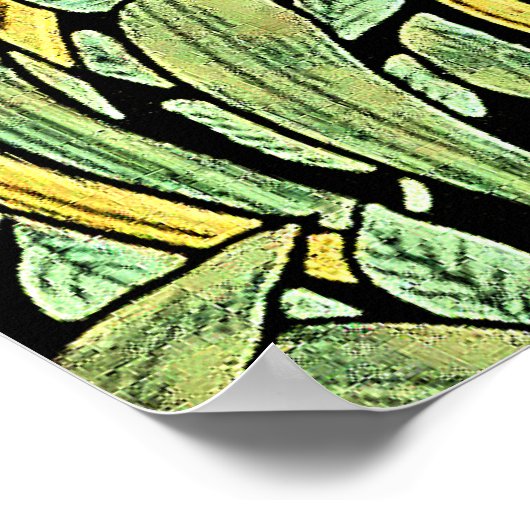 Poster Pimpernel (vert) de William Morris, (Coin)