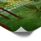 Poster Pin à feuilles longues, embrasser la possibilité (Coin)