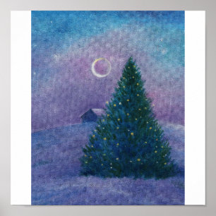 Poster Pin de Noël du pays des merveilles d'hiver de