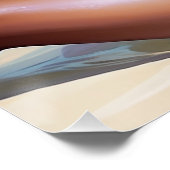 Poster Pin-up à la plage (Coin)