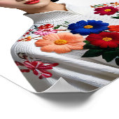 Poster pin-up de beauté japonaise (Coin)