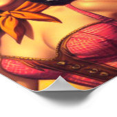 Poster Pin-up de l'Ouest du pays (Coin)