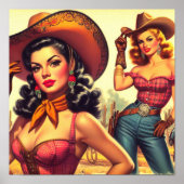 Poster Pin-up de l'Ouest du pays (Devant)