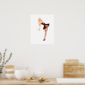 Poster Pin Up Girl #10 @ GarysRetroGarage (Cuisine)