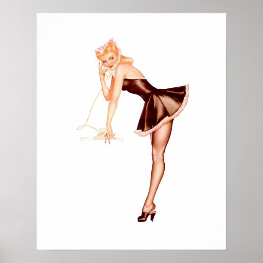 Poster Pin Up Girl #10 @ GarysRetroGarage (Devant)