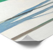 Poster Pin-up Jouer Shuffleboar Art (Coin)