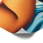 Poster Pin-up rétro Far West (Coin)