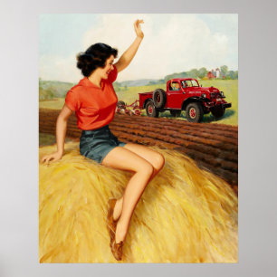 Poster Pin-up sur Haystack Art