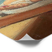 Poster Pin-Up Voile Joli Art (Coin)