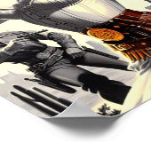 Poster Pin-up Western Rétro (Coin)