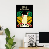 Poster Piña Colada Cocktail Dons (Bureau à domicile)