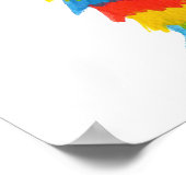 Poster Piñata Donkey HOLA Aquarelle Art (Coin)